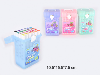 кц_Маркеры арт. YL221812-24 Двусторонние 24 шт. в кор.