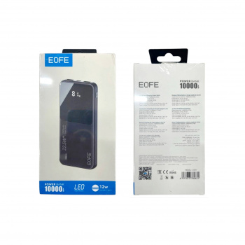 Внешний аккумулятор арт. G101 Power Bank EOFE 10000mAh 12w в кор. Внешний аккумулятор арт. G101 Power Bank EOFE 10000mAh 12w в кор.