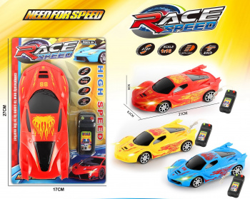 Машина на д/у арт. 126-73" Спорт на батар. на листе 27*17*6