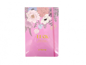 кц_Блокнот арт. PJB-A5259 В обложке "Цветы" на резинке А5 в пак. кц_Блокнот арт. PJB-A5259 В обложке "Цветы" на резинке А5 в пак.