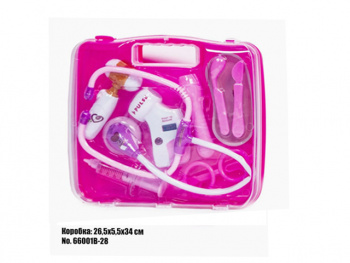 Набор доктора арт. 66001B-28 В пластиковом чемодане• Набор доктора арт. 66001B-28 В пластиковом чемодане•