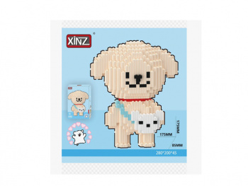 Конструктор арт. 5092-802 Микро Собака с сумой 1637 дет. в кор.