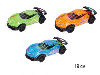 Машина инерц. арт. B2413A Гоночная пластик 19 см (6 шт.) шоубокс= /144 шт./