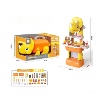 Набор мебели арт. 8165 "Дино-Фаст Фуд" 38 дет. в кор. 45*23*23,3