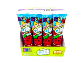 Конфета арт. 002476/002469-2 Жидкая "Зубная паста" "Клубника" 25 г 20 шт. в кор.;/