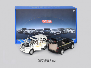Модель металл. арт. M923W Джип цвета микс (4 шт.) шоубокс**=_