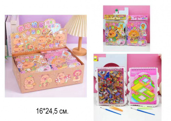 Набор арт. BC55-4-209 Капибара 2в1 (румбокс, рисование) 16*24 см (24 шт.) 