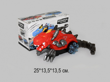 Динозавр арт. ZR135-3 Выпускает дым, на бат. в кор.**_