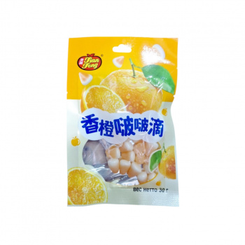 Конфета арт. /455900 Жевательные бобы "Апельсин" 30 г 20 шт. упаковка,