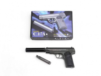 Пистолет пневматика арт. C17A+ Металл 1 шт. в кор._