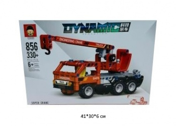 Конструктор арт. 856 Кран на платформе 330 дет. в кор.• Конструктор арт. 856 Кран на платформе 330 дет. в кор.•