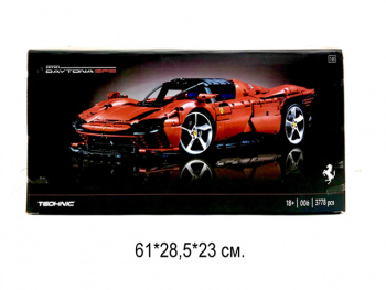 Конструктор арт. WH006/81998/56003 Автомобиль Ferrari Daytona SP3 3778 дет. в кор._