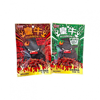 Соевое мясо арт. 560565 Пшеничное острое "Черный бык" 20 г 30 шт. упаковка'