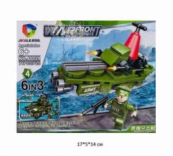 Конструктор арт. 41029-4 Военная техника 76 дет. в кор.~ Конструктор арт. 41029-4 Военная техника 76 дет. в кор.~