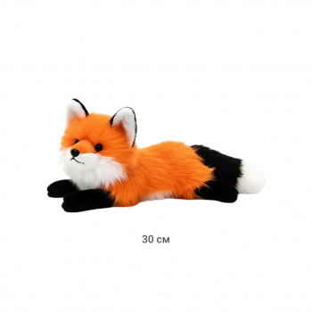 им Лиса арт. 209976 Рыжая с черно-белым хвостом лежит 30 см в пак. им Лиса арт. 209976 Рыжая с черно-белым хвостом лежит 30 см в пак.