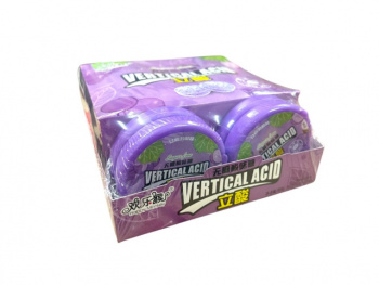 Конфета арт. 301129/ Кислая Драже без сахара "Виноград" 13 г в банке 20 шт. в кор.'