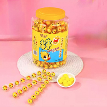 Мармелад арт. 423062 Жевательный с начинкой "Утка" 18 г на ленте 50 шт. банка,