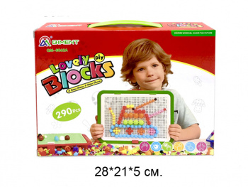 Мозаика арт. 8026A/8062/QM-8062A 290 дет. в кор._/36 шт./