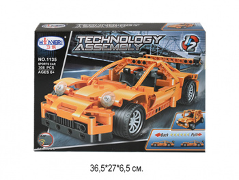 Конструктор арт. 1135 Автомобиль 348 дет. в кор.•/48 шт./ Конструктор арт. 1135 Автомобиль 348 дет. в кор.•/48 шт./