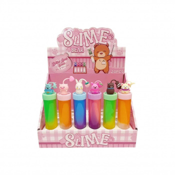 Лизун арт. RF-1885 Колба "Пупся-зверюшка" 118 г 16*3 см (24 шт.) шоубокс Лизун арт. RF-1885 Колба "Пупся-зверюшка" 118 г 16*3 см (24 шт.) шоубокс