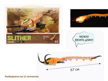 Сороконожка арт. 2104 На батар. свет, движение в кор.= /48 шт./