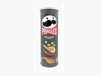 Чипсы арт. 300044 Pringles остро-пряные 110 г в серой банке,*