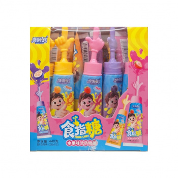 Конфета арт. 000548/000524 Жидкая "Зубная паста с пальцем" вкусы микс 22 г 20 шт. в кор.'