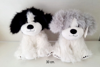 им Собака арт. 9902/30 Дружок сидит 30 см в пак.