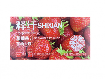 Напиток арт. 000888/000833 Сок "Клубника" 150 г пауч 10 шт. упаковка