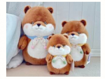 им Хомяк арт. 209078 С косынкой на шее 22 см в пак.