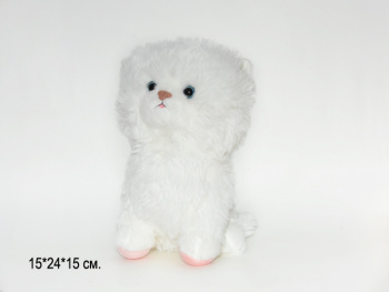 им Кошка арт. 14429-1-209 Белая мохнатая сидит 24*15 см в пак. им Кошка арт. 14429-1-209 Белая мохнатая сидит 24*15 см в пак.