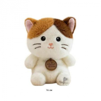 им Кот арт. YE250909-2 Рыже-коричневые уши с медальоном 16 см в пак.) им Кот арт. YE250909-2 Рыже-коричневые уши с медальоном 16 см в пак.)