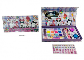 Набор косметики арт. LK28528 "Лучшие друзья" с наклейками в кор.•