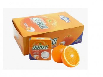 Жевательная резинка арт. 200129/200174/556673/556666 С начинкой "Апельсин" 13,5 г 30 шт. в кор.'*