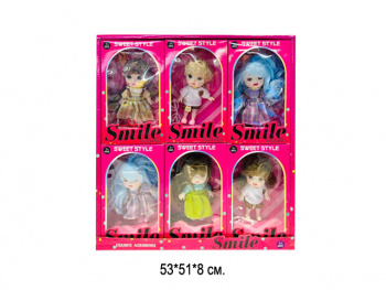 Кукла арт. 40545 В ассортименте 1шт. в кор. (6 шт.) шоубокс•