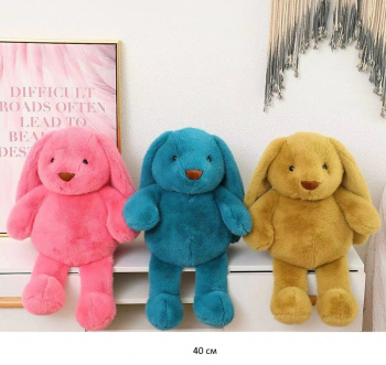 им Зайка арт. 209427 Норковый 40 см цвета микс в пак.