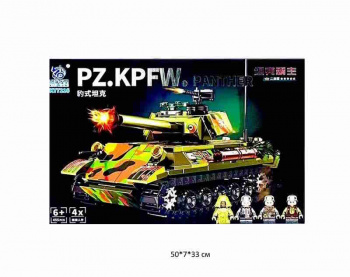 Конструктор арт. KY7216-3 Танк 455 дет. в кор._