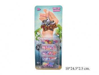 Набор для рукоделия арт. 102047 Пляжная вечеринка "Бусы Тусы" на листе