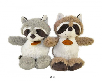 им Енот арт. 24225-18 Цвета микс пушистый 25 см в пак.) им Енот арт. 24225-18 Цвета микс пушистый 25 см в пак.)