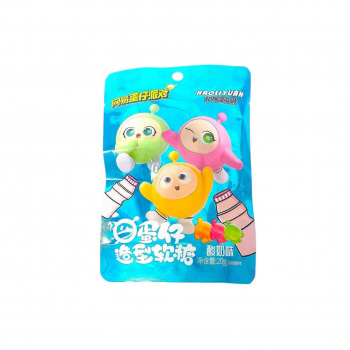 Конфета арт. 509456/509319 Жевательная "Молоко" 20 г 20 шт. в кор.,/'