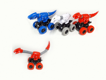 Машина инерц. арт. 987-30 Вездеход Динозавр поп тубус цвета микс (12 шт.) шоубокс=