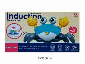 Краб арт. N168-1 На батар. свет, звук, движение в стороны в кор.~