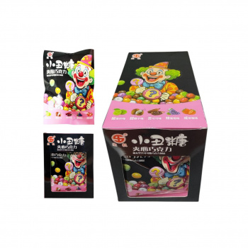 Конфета арт. 102893/102886 В шоколадной глазури "Угадай вкус" вкусы микс 20 г 20 шт. в кор.,*