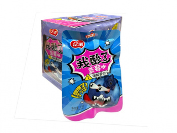 Конфета арт. 222802/ Суперкислая "Черника" 25 г в пак. 20 шт. в кор.'