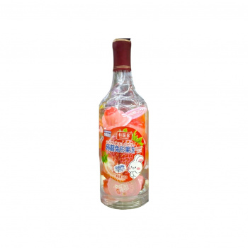 Желе арт. 390550-1 Клубничное в мини-капсулах "Зайка" 300 г в бутылке*