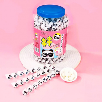 Мармелад арт. 423055 Жевательный с начинкой "Панда" 18 г на ленте 50 шт. банка,