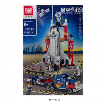 Конструктор арт. T3019 Ракета 518 дет. в кор.~ Конструктор арт. T3019 Ракета 518 дет. в кор.~