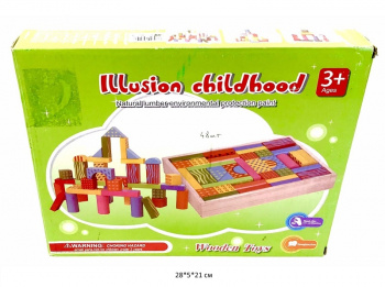 Деревянная игрушка арт. 93-8 Строительные блоки в кор._ Деревянная игрушка арт. 93-8 Строительные блоки в кор._