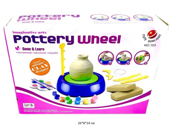 Набор для творчества арт. 103 "Юный гончар" с аксессуарами в кор._