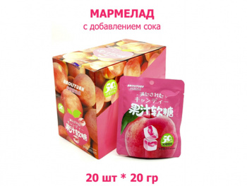 Мармелад арт. 508701/508596 Персик 20 г 20 шт. в кор.;